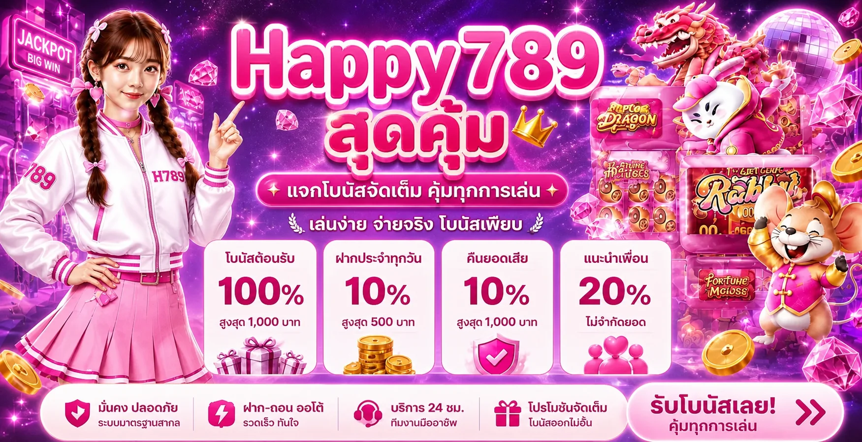 Happy789 ทางเข้า สมัครสมาชิก สล็อต ทดลองเล่น และคู่มือใช้งาน